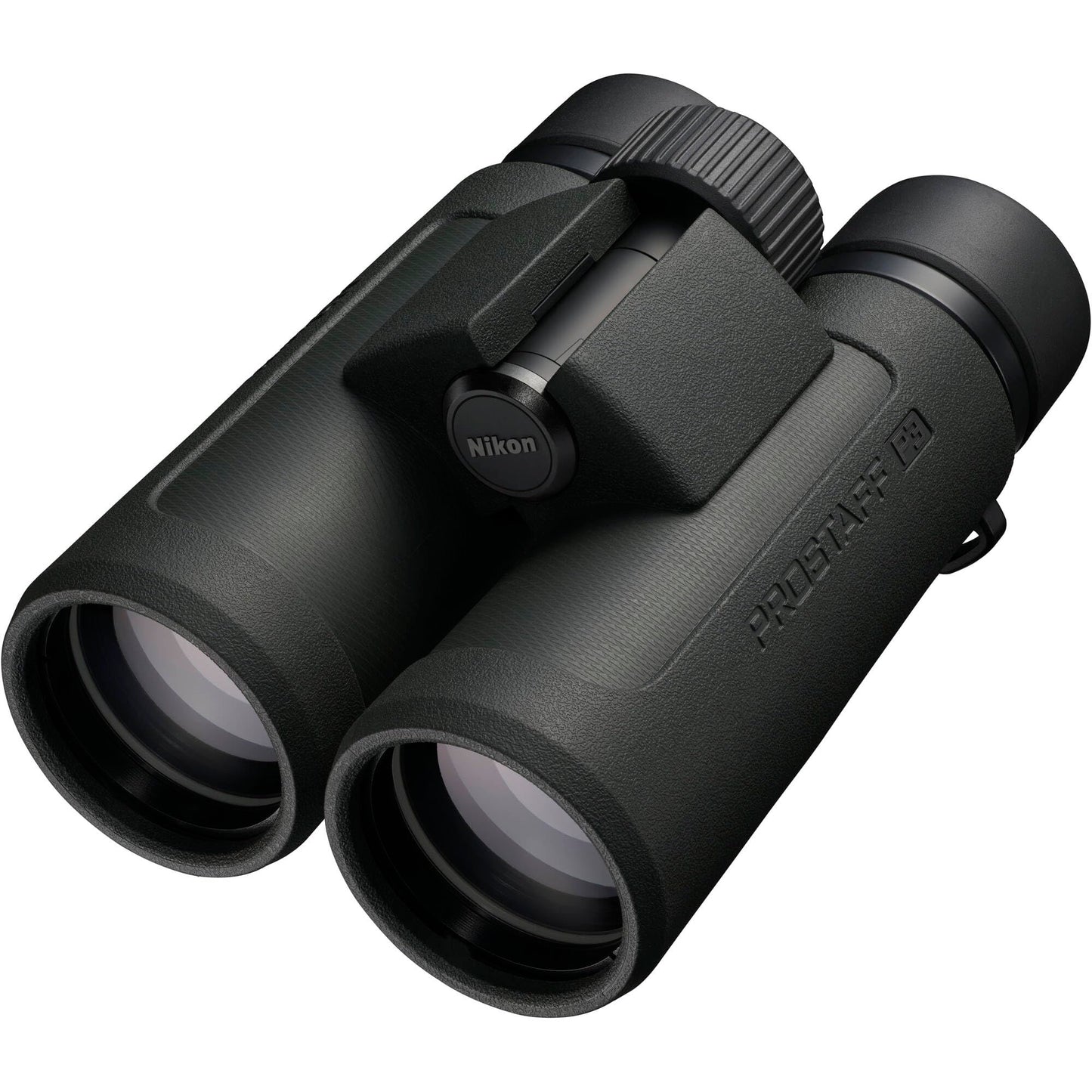 Nikon PROSTAFF P3 10x42 Binoculars 10x42 Compact Waterproof Outdoor Viewing Optics Bundle with LED Flashlight + Harness + Cleaning kit + Pro Sling Backpack + Floating Strap