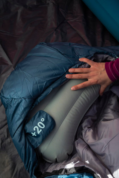 ALPS Mountaineering Vibe +20° Mummy Sleeping Bag, Regular - Aquamarine