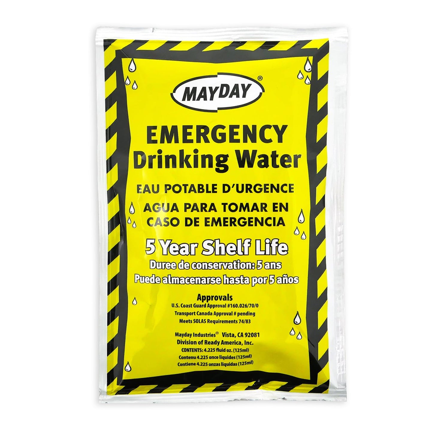 Ready America 5-Person Shelter-in-Place Lockdown Bucket Kit – 3-Day Emergency Survival Supplies in Watertight Bucket w/Food, Water, Masks, Hygiene & Shelter Gear for Quarantine/Disaster