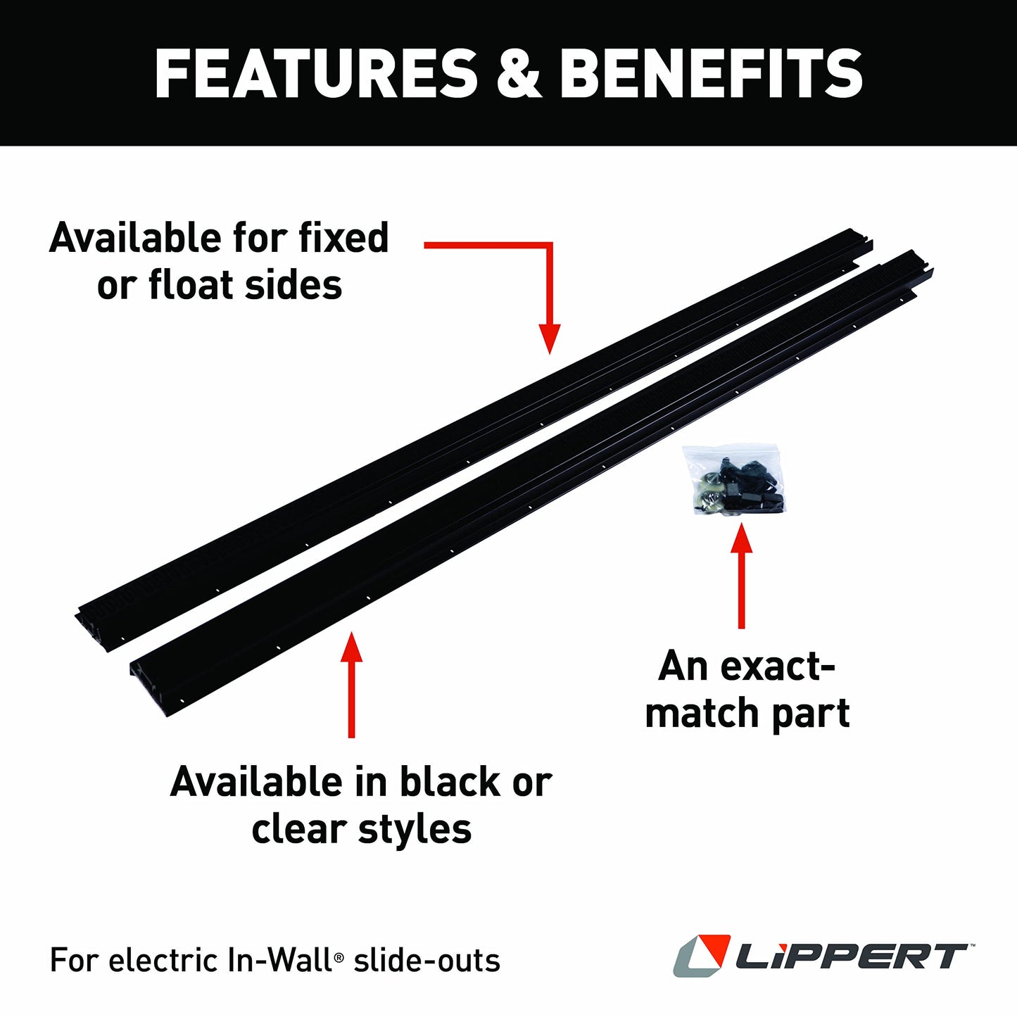 Lippert Components - 366211 Dual Rack Repair Kit