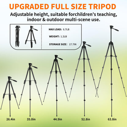 BOSTRON 20-60x82 Spotting Scopes with Full Size Tripod & Phone Adapter, Upgraded Eyepiece Low Light Vision FMC BAK4 IPX7 Waterproof Straight Spotter Scope for Bird Watching Hiking Outdoor Observation
