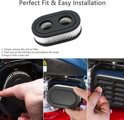 593260 Air Filter - Replacement Cartridge for Lawn Mower Engines | Fits 4247, 5432, 550E, 625 (2 Pack)