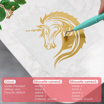 HTVRONT Permanent Vinyl for Cutting Machine-100 Pack 12 "x12 Adhesive Vinyl Sheets Set, 90 Sheets Permanent Bundle & 10 Transfer Tape for Projects and Crafting