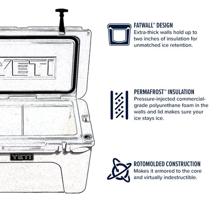 YETI Tundra 105 Cooler, White