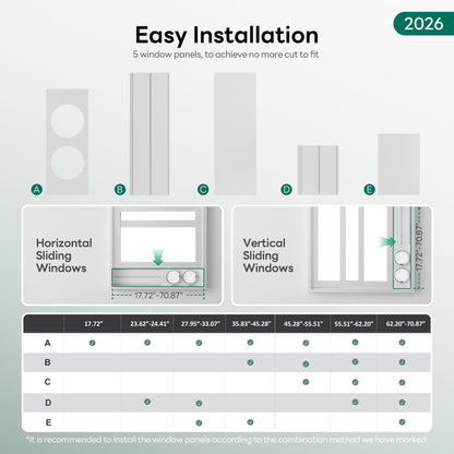 ZAFRO Smart Inverter Portable Air Conditioners, 16000 BTU (12000 BTU SACC) Dual Hose Portable AC Unit with Energy Saving/Ultra Quiet(38dB Upgraded)/Drainage-free Cool/APP/Remote for Multi-Scenario Use