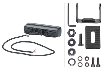 Hella 1FB 358 176-201 LED Headlight - Black Magic Mini Lightbar 6.2 Inches - 12/24 V - Mounting - Cable: 800 mm - Connector: Open Cable Ends