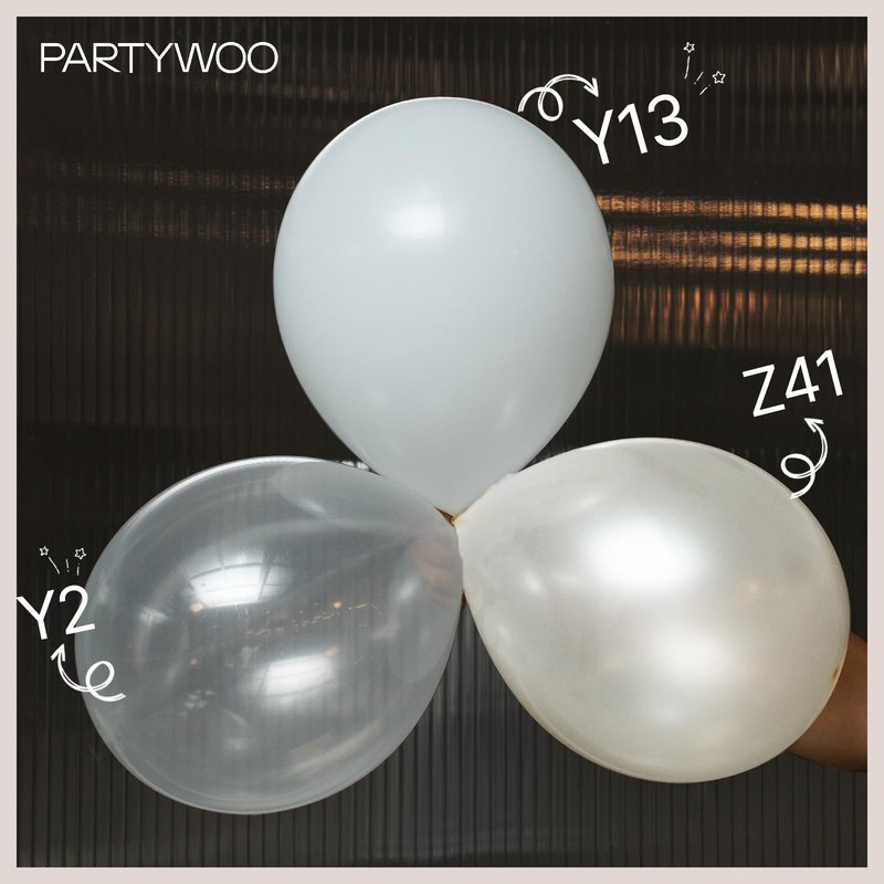 PartyWoo Clear Balloons 140pcs Different Sizes of 18 12 10 5 Inch Transparent Balloon Arch Kit for Graduation Wedding Baby Shower Bridal Shower Anniversary Birthday Party Decorations Clear-Y2