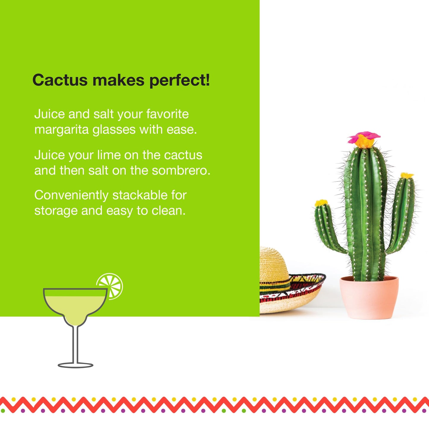 Pund'it Salt of The Border, Margarita Salt Rimmer and Manual Hand Juicer Set