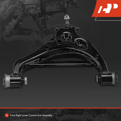 A-Premium Front Right Lower Control Arm, with Ball Joint & Bushing, Compatible with Ford F-150 F150 2014-2015, Expedition 2014-2017 & Lincoln Navigator 2014-2017