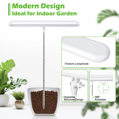 FOXGARDEN Grow Light, Full Spectrum LED Grow Lamp, Plant Lights for Indoor，Auto Timer 4/8/12H, 4 Dimmable, Height Adjustable 8.5"-24", Growing Lights