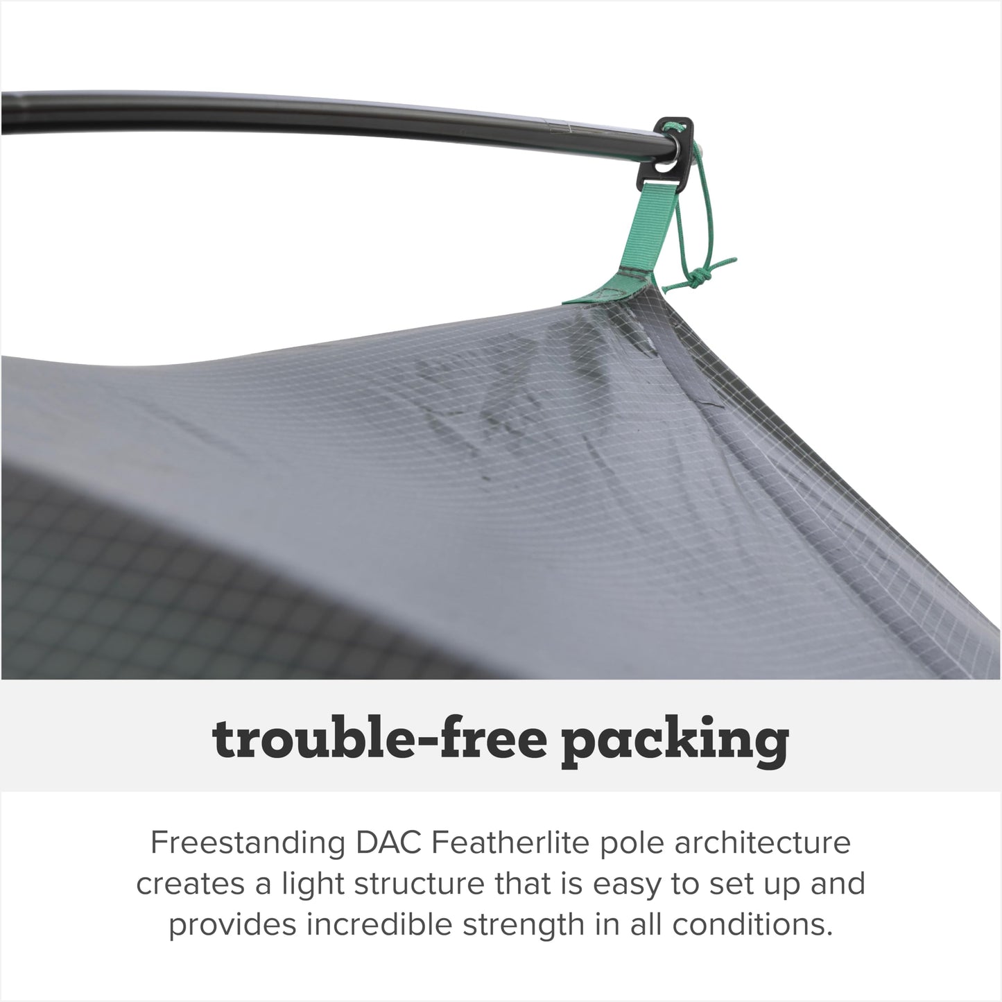 Big Agnes Sarvis VST - Backpacking Tent for Camping, 3 Season, Ultralight, 2 Person