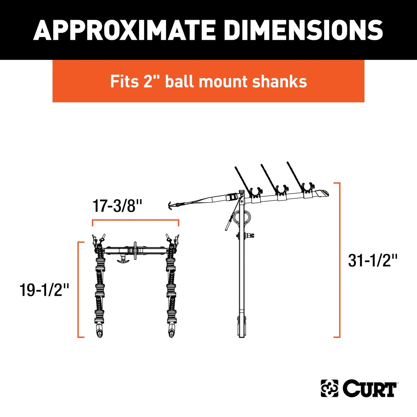 CURT 18013 Clamp-On Bike Rack