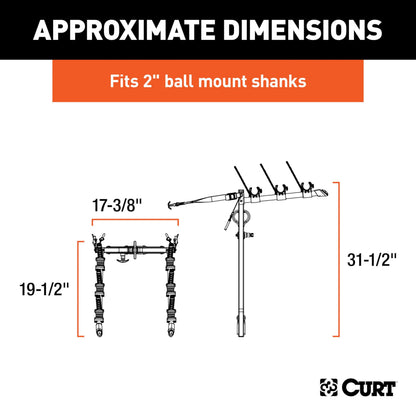 CURT 18013 Clamp-On Bike Rack