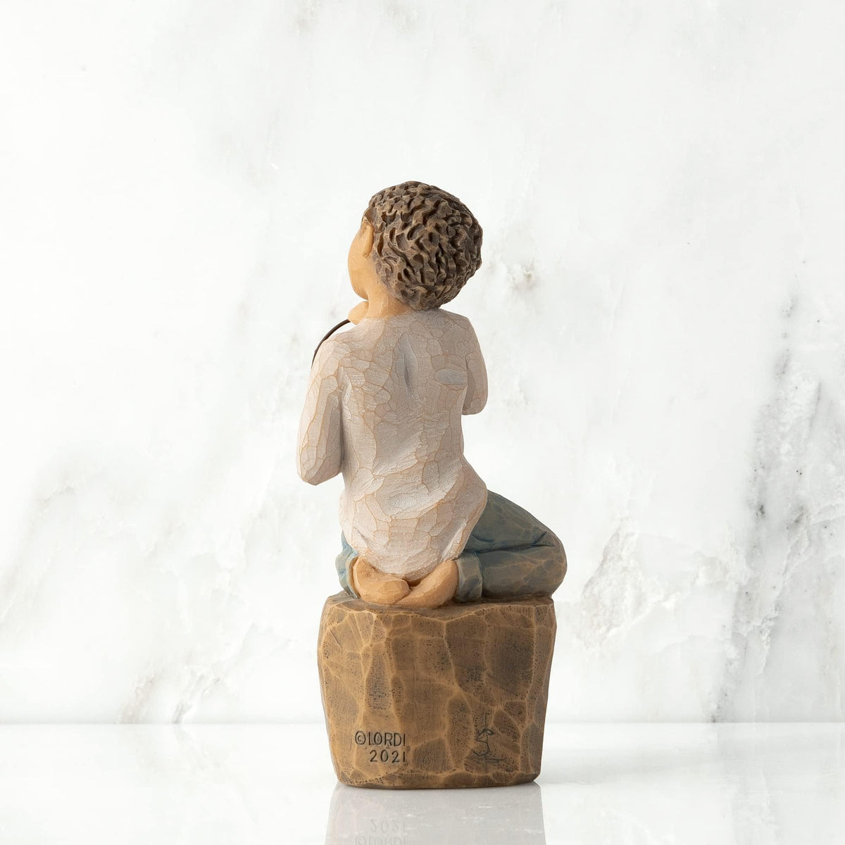 Willow Tree Love You Too (Lighter Skin), Sculpted Hand-Painted Figure