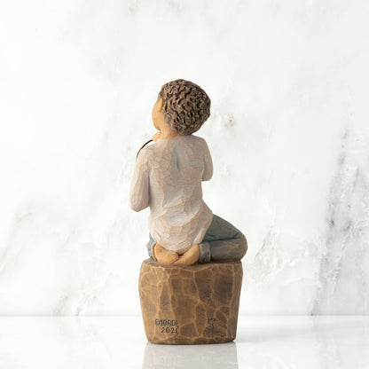 Willow Tree Love You Too (Lighter Skin), Sculpted Hand-Painted Figure