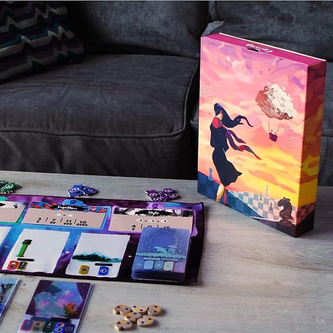Canvas – Strategic Artistic Card Crafting Game Solo or up to 5 Players Age 14+ Award-Winning Board Game with Transparent Cards Premium Components &amp Art Cards