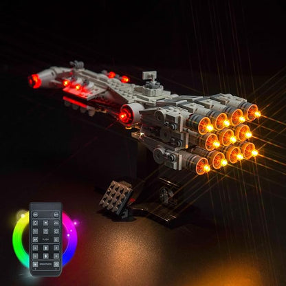 BrickBling LED Light Compatible with Lego 75376 Tantive IV 25th Anniversary Buildable Starship Remote Control Version Lighting-No Model