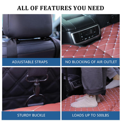 Kmirepa Non-Inflatable Truck Back Seat Bed Mattress, Portable Car Beds for Large Trucks, Double-Sided Folding Travel Bed F150/RAM Trucks/Toyota/Nissan