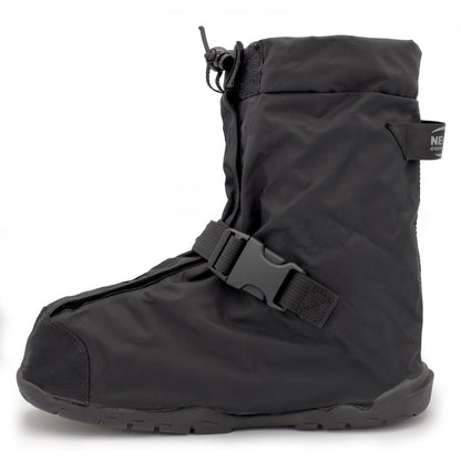 NEOS 10" Villager Mid All-Season Nylon Overboots, Black, Size Medium, Wind Resistant and Waterproof Boot Covers, Lightweight, Comfortable Fit, No-Slip Superlight Outsole