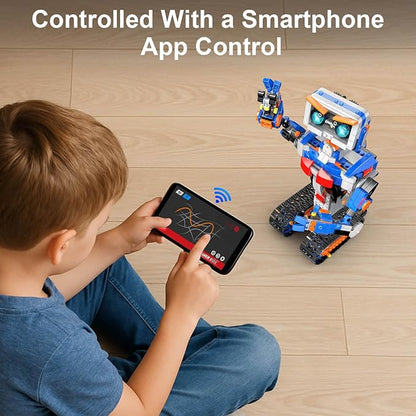 PIKARO Robot Robotics for Kids Ages 8-12 Boys Girls with App &amp Remote Control stem Toys for Boys Age 8-13 Build Your Own Robot STEM Building Sets Toys Birthday (623 PCS)