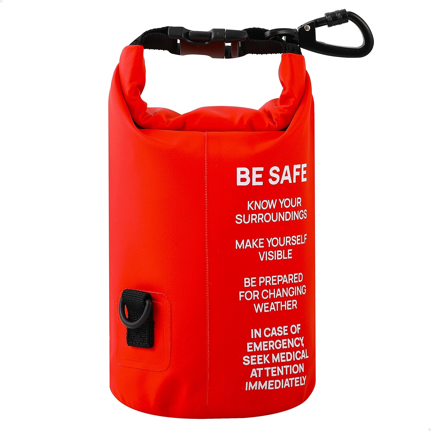 Breakwater Supply Waterproof Preparedness Pack, IP68 Submersible Airtight Backpack and Waterproof Marine First Aid Kit for Boating, Fishing, Kayaking (Fogland 25L Stealth Black)