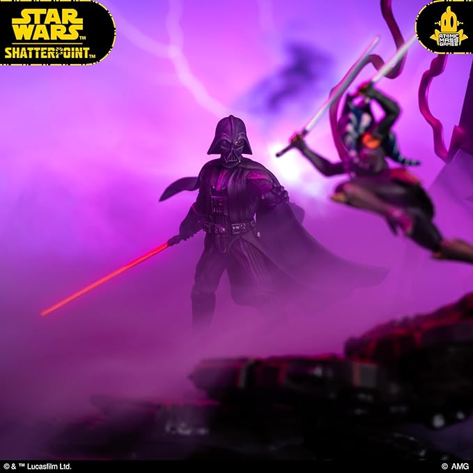 Asmodee Star Wars Shatterpoint I Am No Jedi Duel Pack - Includes Ahsoka Tano &amp Darth Vader Tabletop Miniatures Strategy Game for Kids and Adults Ages 14+ 2 Players 90 Min Playtime
