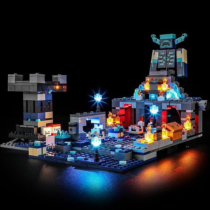 LED Light Kit for Lego 21246 Minecraft The Deep Dark Battle Compatible with Lego 21246 Building Blocks Model(Not Include Blocks Set)