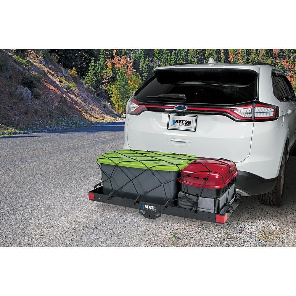 Pro-series 6502 StrongArm Hitch Mounted Folding Cargo Carrier for 2” Receivers, Black