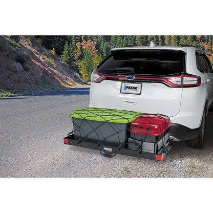Pro-series 6502 StrongArm Hitch Mounted Folding Cargo Carrier for 2” Receivers, Black