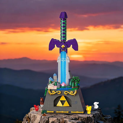 The Master Sword Building Blocks Sets Game Theme Swords Toy Model Creative Gift for Adults Teens 455 PCS