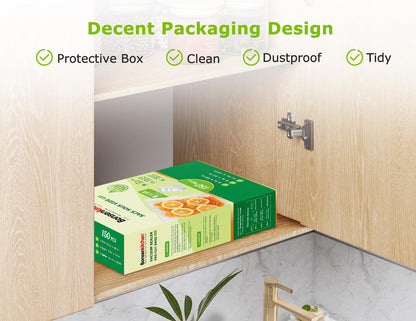 Bonsenkitchen Precut Vacuum Sealer Bags 200 Quart 8" x 12", BPA Free, Commercial Grade Textured Food Vacuum Sealer Bag, Thick Embossed Bags for Storage and Sous Vide Cooking VB3208