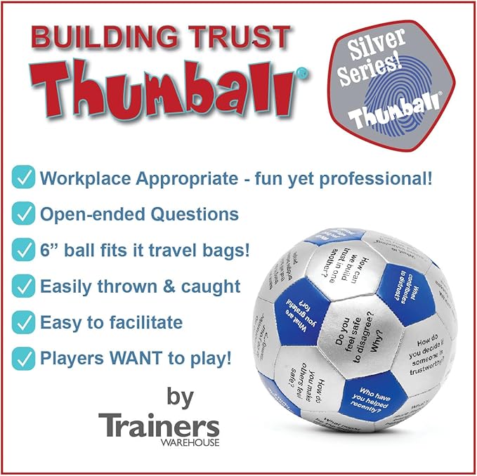 Trainers Warehouse 6 Thumball Collection 32 Prompts for Conversation Team Building Relationship and Training