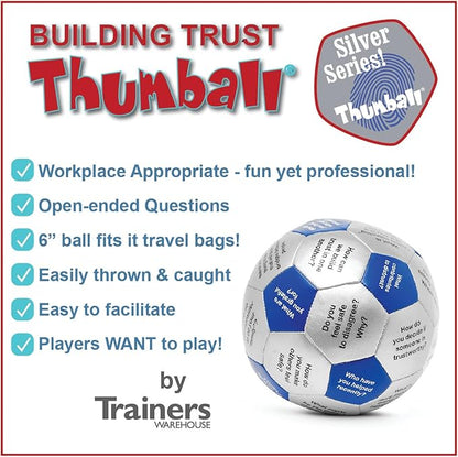 Trainers Warehouse 6 Thumball Collection 32 Prompts for Conversation Team Building Relationship and Training