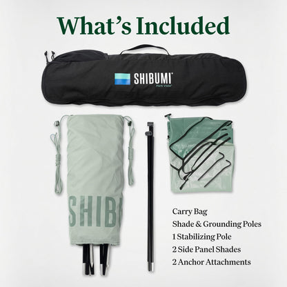 SHIBUMI SHADE Park Vista | Lightweight Freestanding Canopy for 1-4 People | 5 lbs, Fast 2-Minute Setup | Ideal for Sidelines, Parks, and Playgrounds