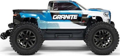 ARRMA RC Truck 1/10 Granite 4X4 223S BLX BRUSHLESS Monster Truck RTR with DSC Blue ARA4302V4T1