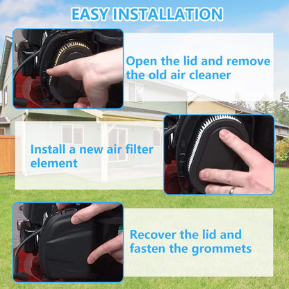 593260 Air Filter - Premium Lawn Mower Replacement Cartridge for 4247, 5432, 550E Series (2 Pcs)