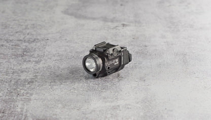 Streamlight 69418 TLR-8 X sub 500-Lumen Rail-Mounted Tactical Weapon Light with Integrated Red Aiming Laser Exclusively for 1913 Short Models Only, Black