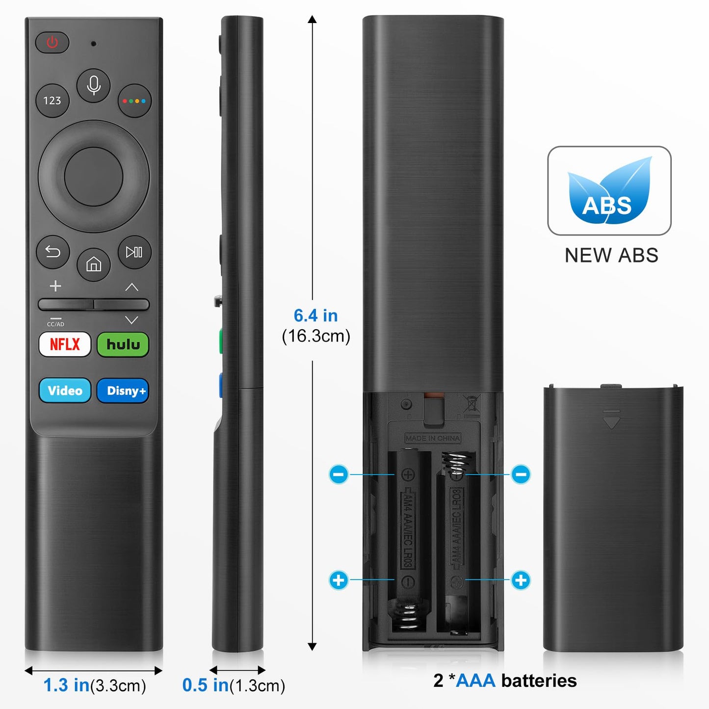 Replacement for Google-Chromecast-Remote, for Chromecast with Google TV Remote 4K/HD & Google TV Streamer 4K(Only for Snow Chromecast Google)