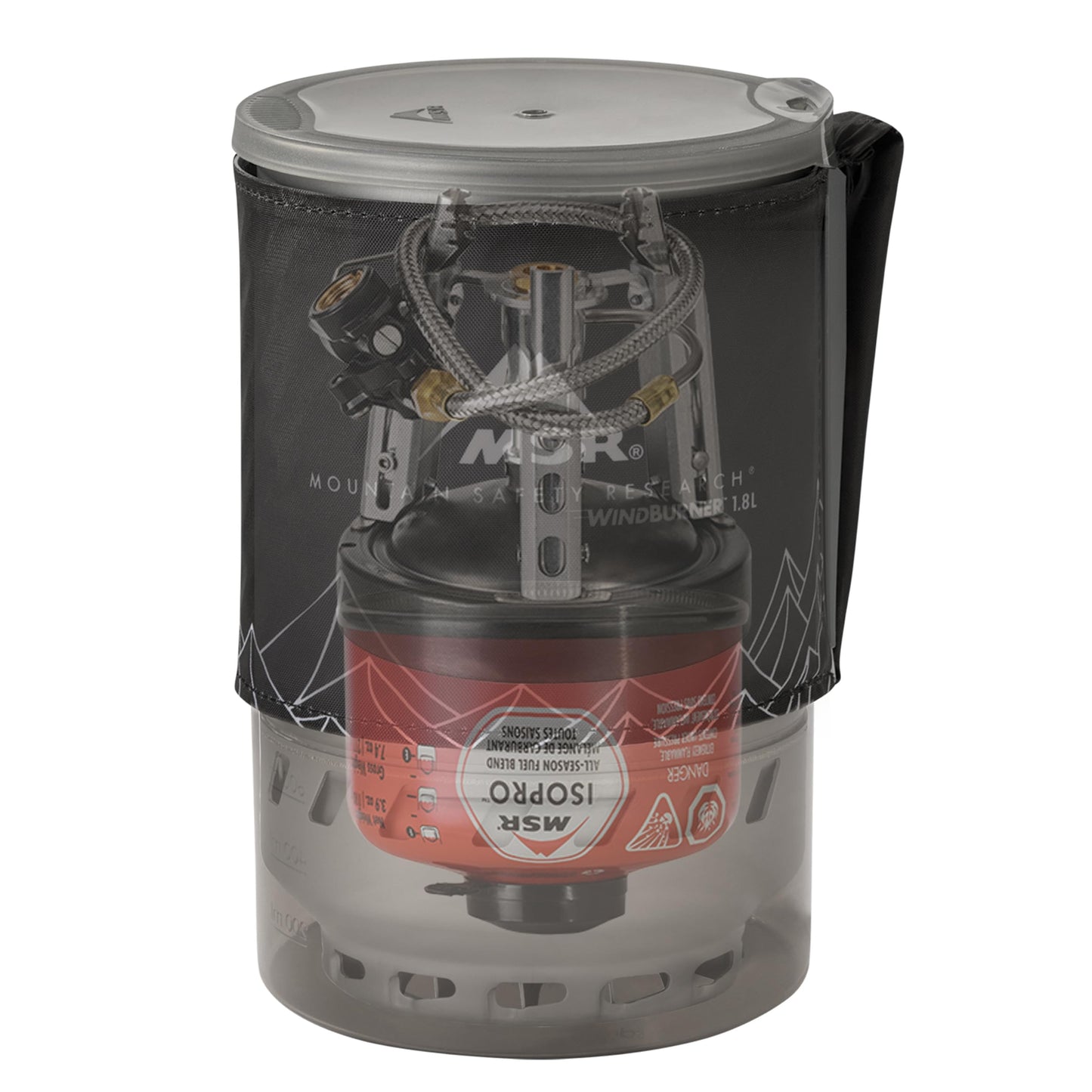 MSR WindBurner Duo Windproof Camping and Backpacking Stove System