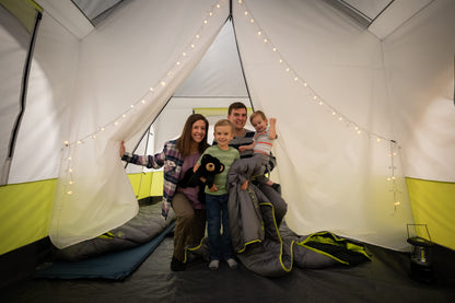 Cedar Ridge Ironwood Two-Room Tent - Gray/Citrus