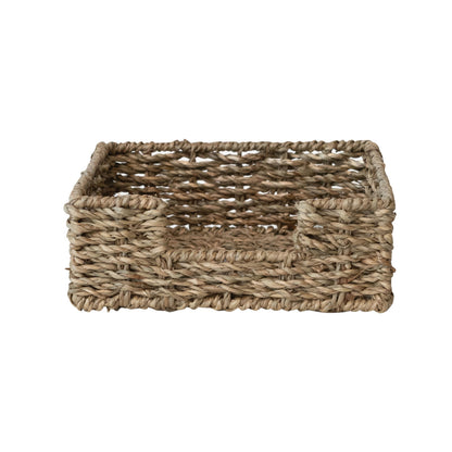 Creative Co-Op Hand-Woven Seagrass Napkin Holder, Natural