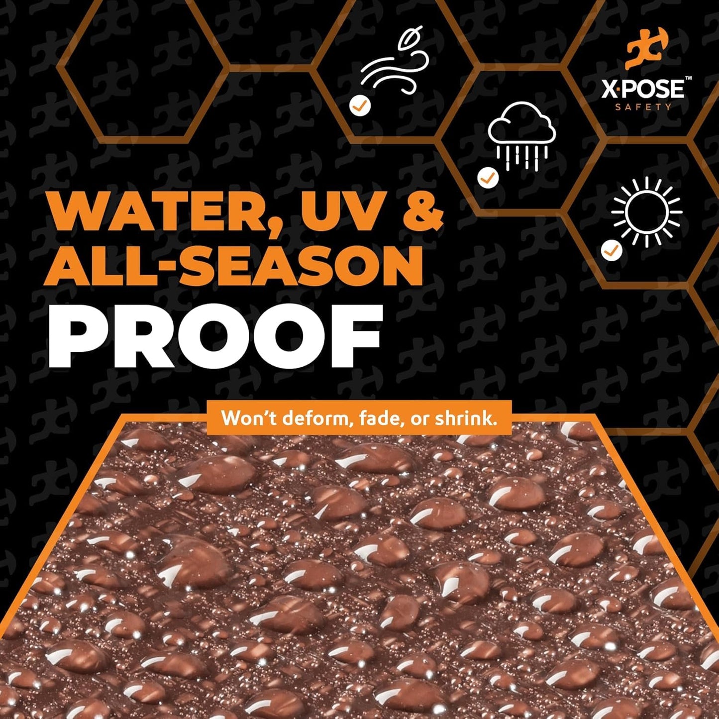Xpose Safety 20' x 40' Ultra Heavy Duty Tarp - 20 Mil Waterproof Tarps for Camping, Outdoor Adventures & Tent Cover, UV Protection, Reinforced Corners, All-Weather Durability