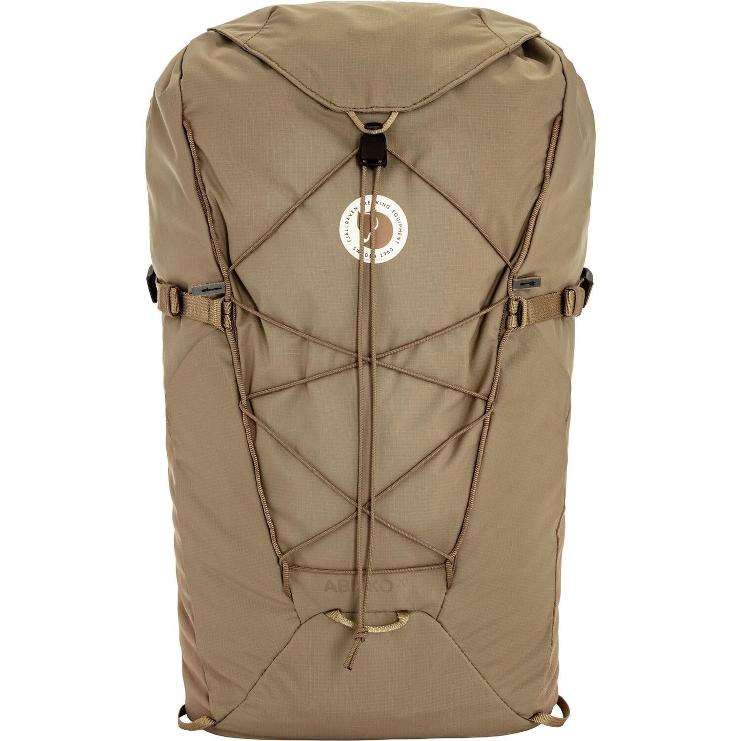Fjällräven Abisko Hike Lite 20 Backpack - Ventilated Frame, Compact Daypack, Lightweight Fabric - Hiking, Trekking, Clay, Small/Medium