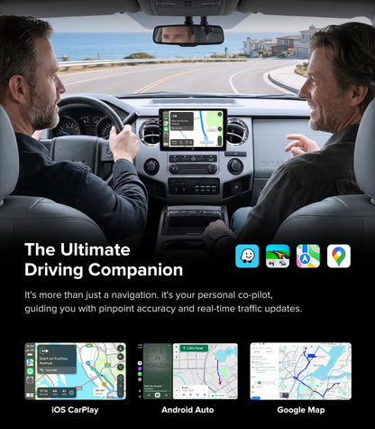 QLED Linux Car Stereo for Ford F150 2004-2008, F250 F350 2008-2016 - Fast Boot Wireless CarPlay & Android Auto Radio, AHD 1080P Backup Camera, Bluetooth, SWC, AM/FM, Dash Kit Replacement