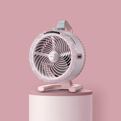All-New Shark FlexBreeze HydroGo Pro Fan, Indoor & Outdoor Powerful Cooling Fan with Dry-Touch Mist, Portable Cordless & Corded, Long Battery Runtime, 5 Speeds, Pink Diamond, FA056PK9 (Ltd. Edition)