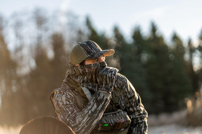 BLOCKER OUTDOORS Finisher Camouflage Turkey Hunting Jacket for Men (MO Greenleaf, 3X-Large)