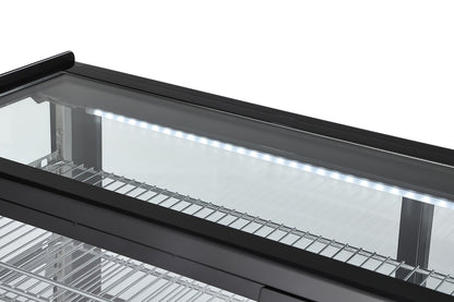 48 in. Self-Service Countertop Bakery Display Refrigerator in Black (CDC-250-BK)