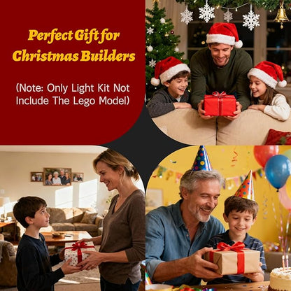 BRIKSMAX Light Kit for Lego Poinsettia -Innovative Led Lighting Compatible with Lego Icons 10370- Not Included Lego Set
