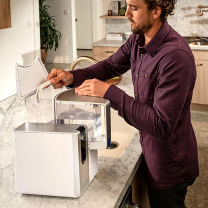 AquaTru Classic Countertop Water Purifier | Certified 4-Stage Reverse Osmosis System Removes 84 Contaminants Including Forever Chemicals, Lead, Fluoride & Microplastics | No Plumbing Required