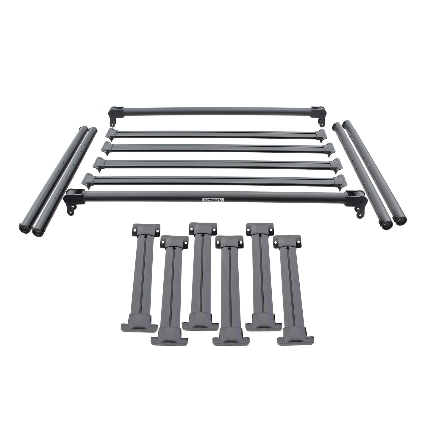Go Rhino! - 5951000T-01 - Box 1-Overland Rack-MIDSIZE Truck